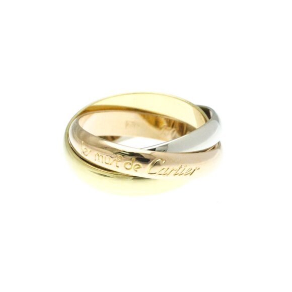 CARTIER 18k Yellow Gold Trinity Ring - Picture 1 of 8